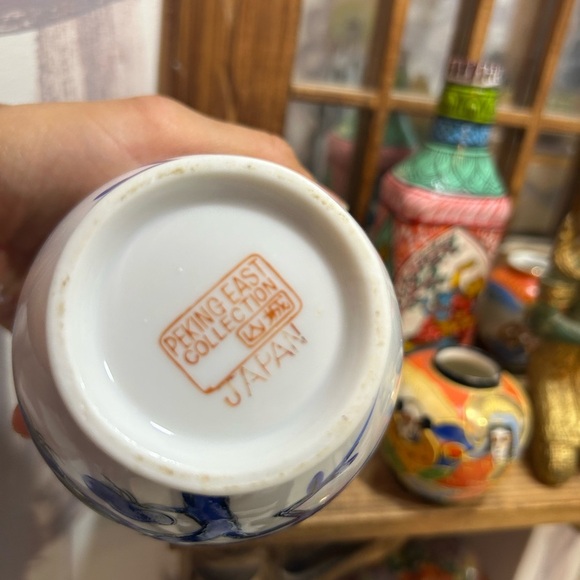 Handcrafted Ceramic Vase with Vibrant Tree Design 4.5" - Picture 6 of 10